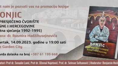 Plakata_najava promocije knjige, 13. 9. 2023.